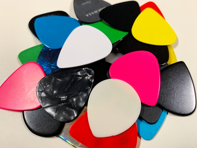 色んなギターピック