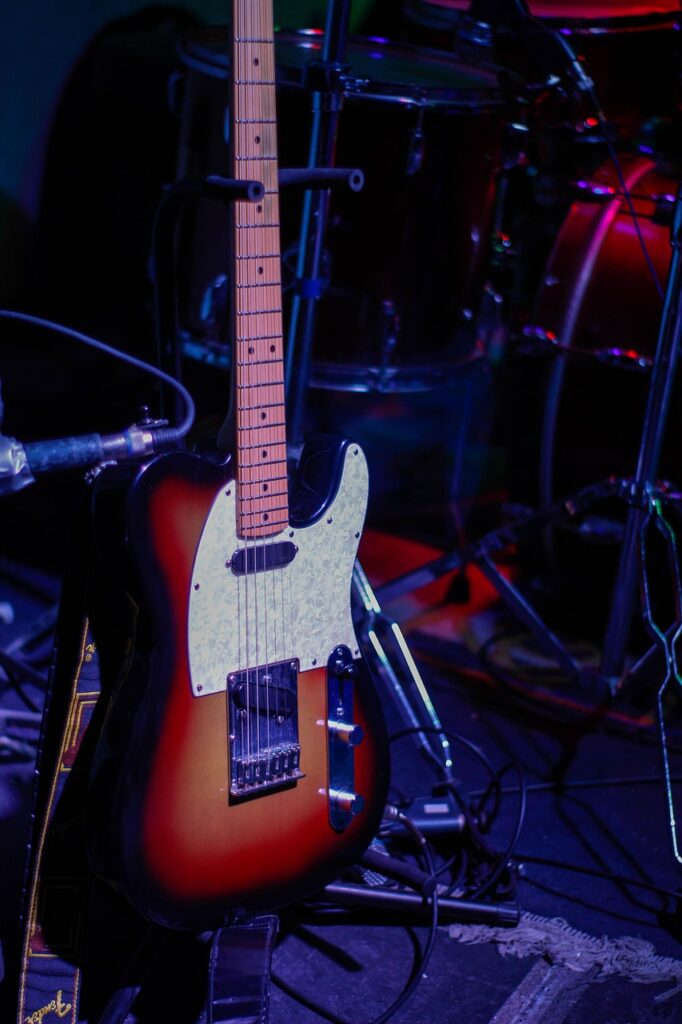 パンク・アーティストにもテレキャスターの人気は高い